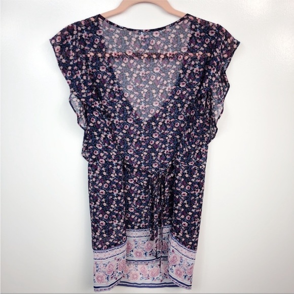 Motherhood Maternity | Floral Tie Back Blouse | Medium - Picture 2 of 7